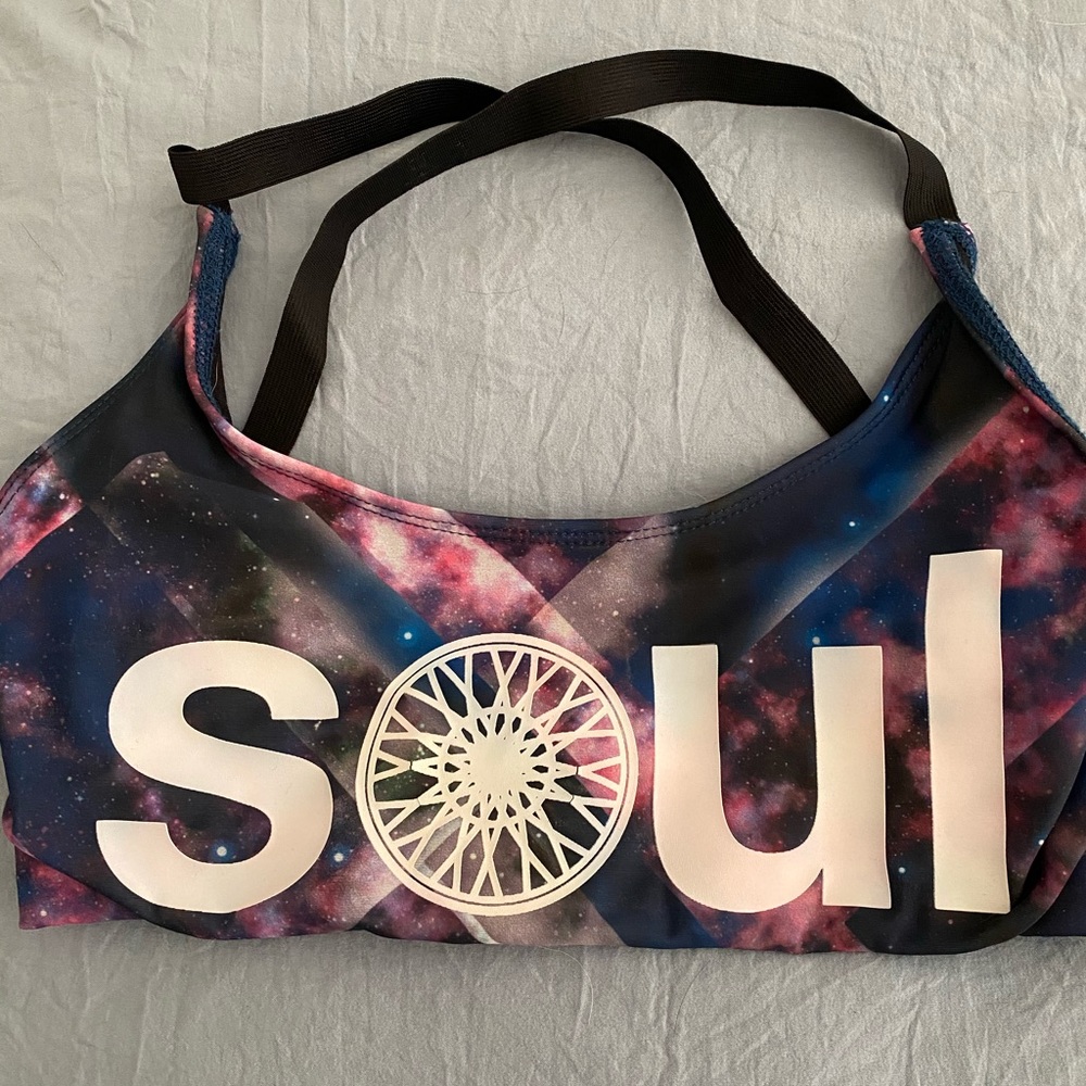 Soulcycle scrappy universe bra